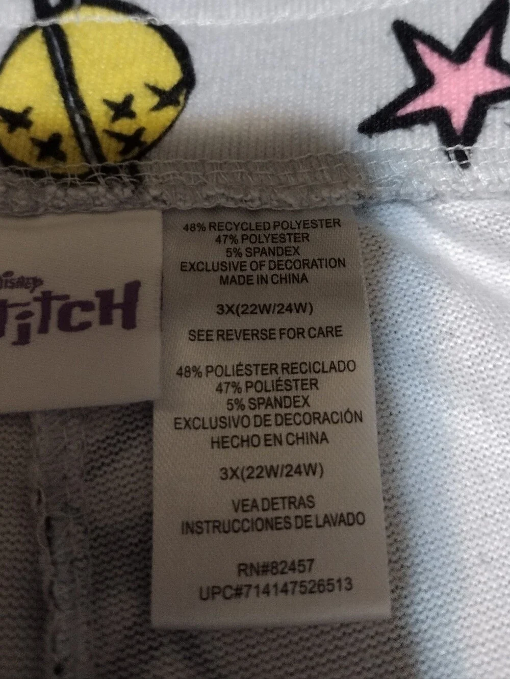 Disney Lilo & Stitch Women's Pajama Pants Size 3X (22W-24W) - Picture 2 of 4